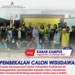 Pembekalan Calon Wisudawan wisudawati Universitas Proklamasi 45 tahun 2022